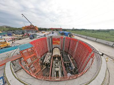 環(huán)北部灣廣東水資源配置工程首臺(tái)盾構(gòu)機(jī)順利始發(fā)
